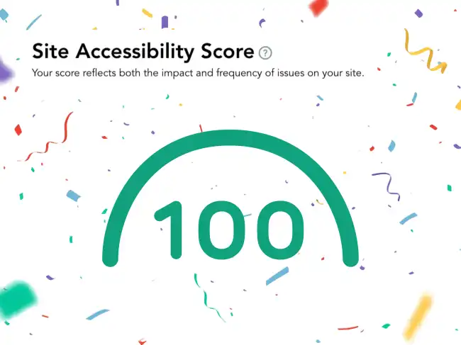 Een 100% toegankelijkheidsscore Digital KISS website