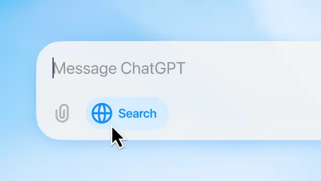 Search in ChatGPT