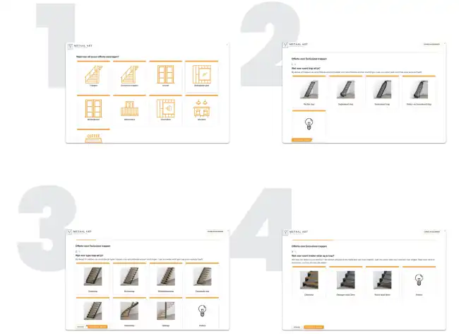 Eenvoudige online product configurator